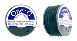 Toho One-G nylonová nit PT-50-22 tmavě zelená